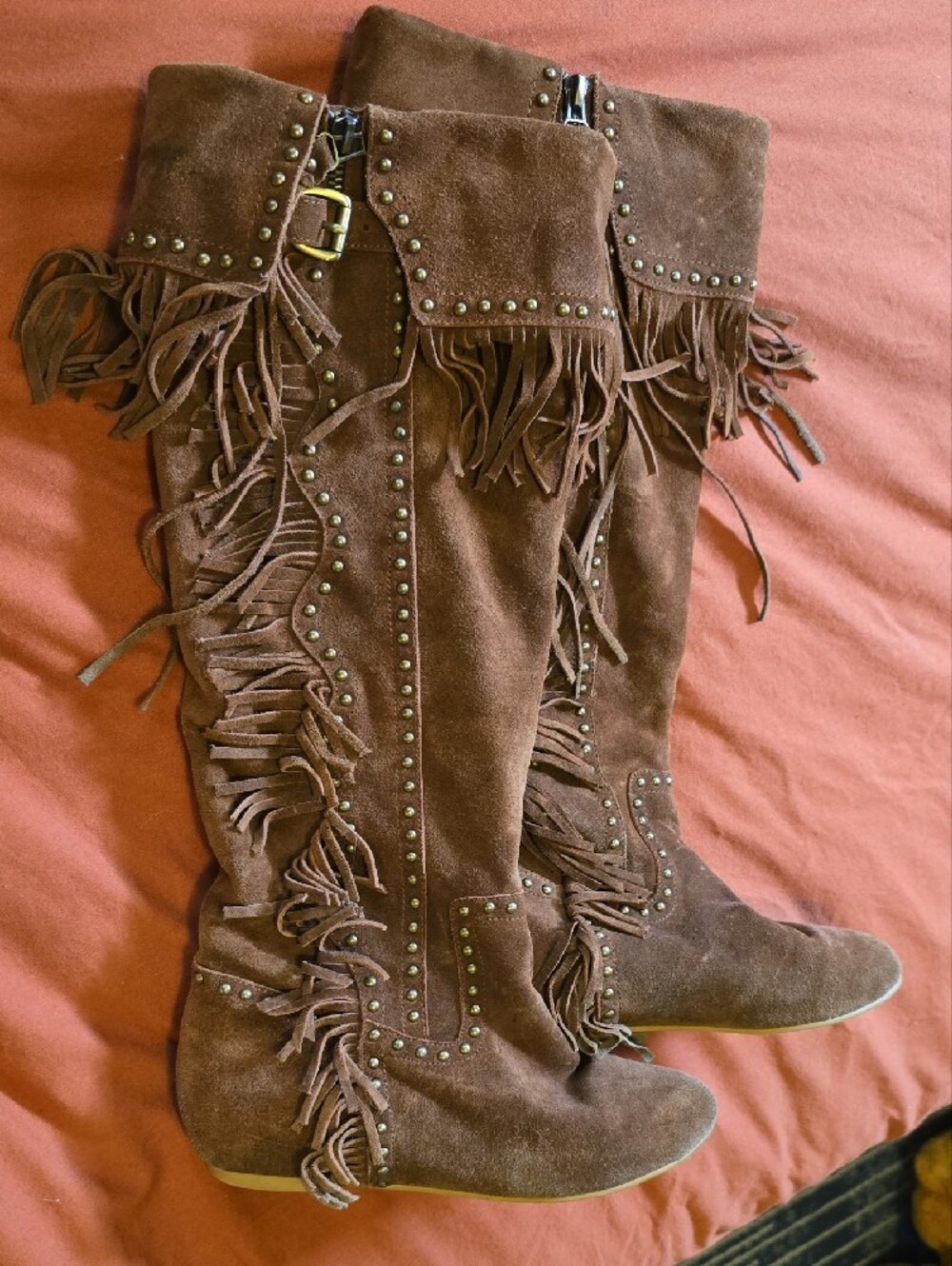 Jeffrey Campbell Joplin 2 Fringe Studded Boots - Picture 10 of 10